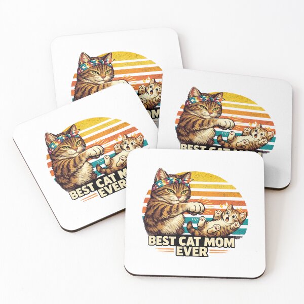 Item preview, Best Cat Mom Ever designed and sold by LuveraxArt.