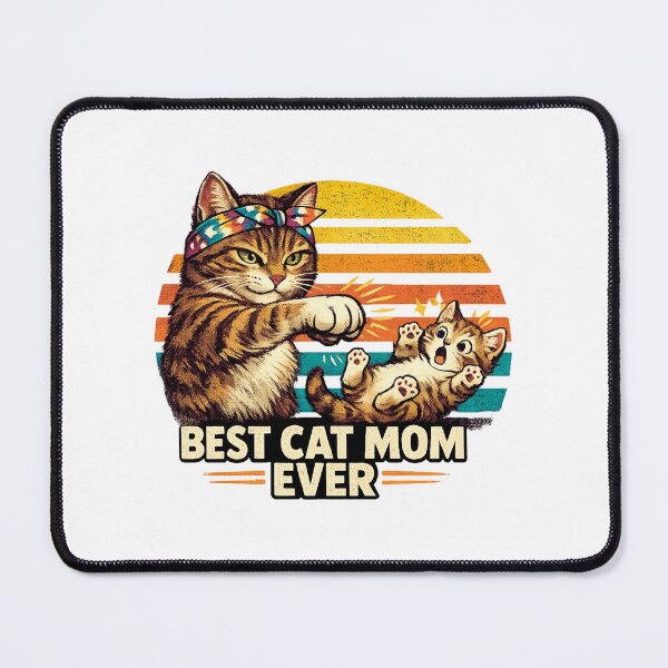 Item preview, Best Cat Mom Ever designed and sold by LuveraxArt.