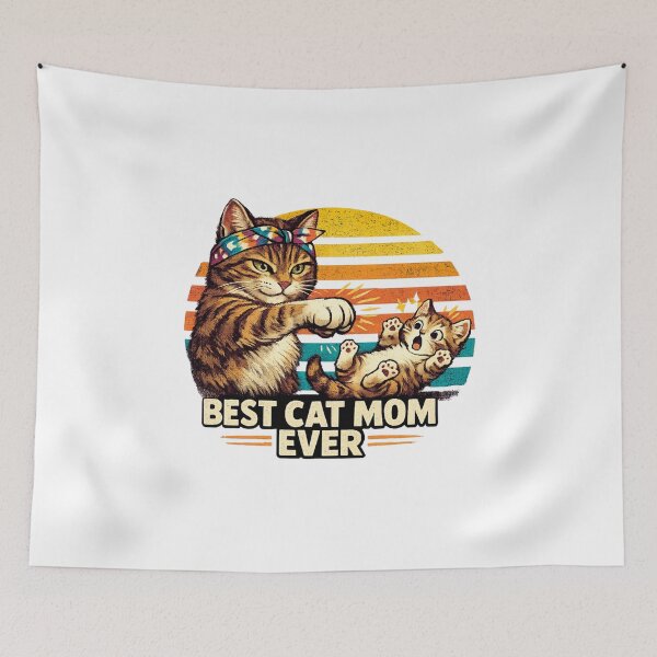 Item preview, Best Cat Mom Ever designed and sold by LuveraxArt.
