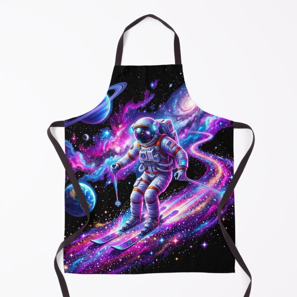 Item preview, Atomic Ski Astronaut Skiing in Space Galaxy Art designed and sold by sky11PP.