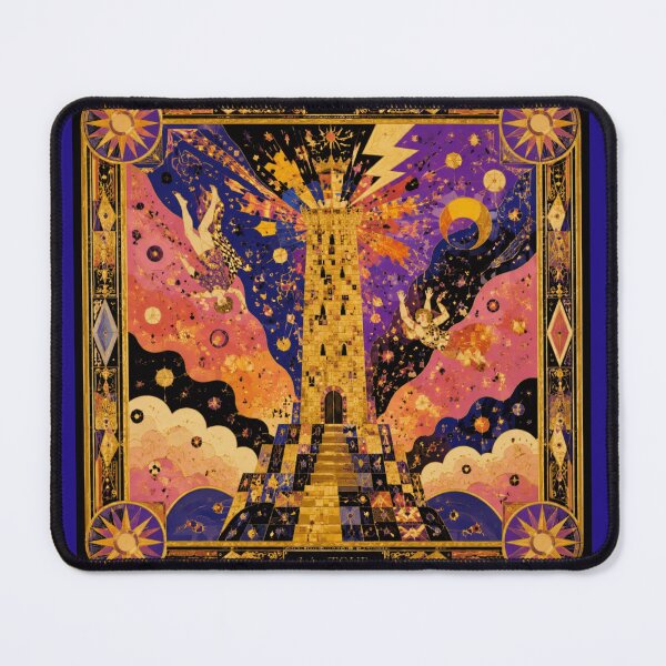 Item preview, Tarot card 'The Tower'. designed and sold by Natalia-Vlad.