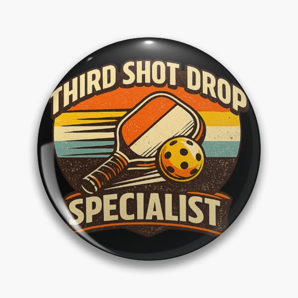 Item preview, Third Shot Drop Specialist – Funny Pickleball Retro Player Design designed and sold by designtshirt636.