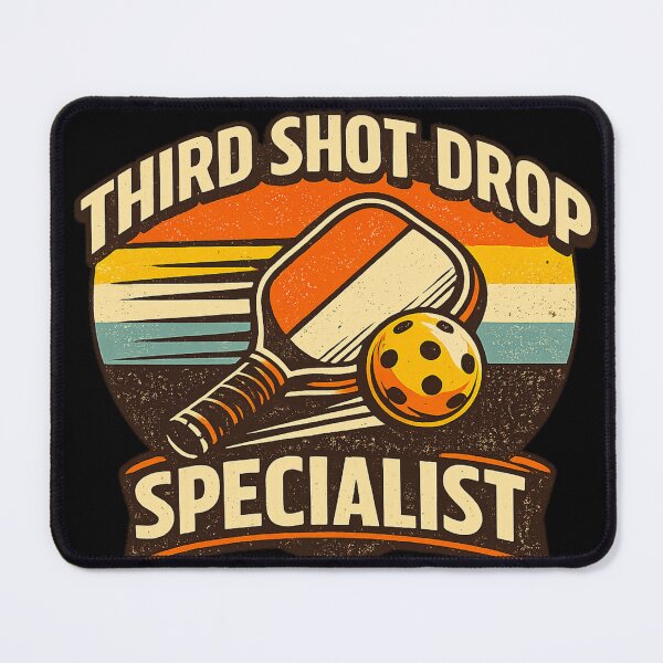 Item preview, Third Shot Drop Specialist – Funny Pickleball Retro Player Design designed and sold by designtshirt636.