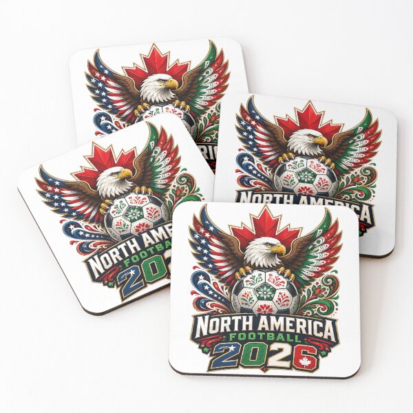 Item preview, United by Football 2026 North America Soccer Design designed and sold by emaga.