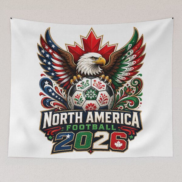Item preview, United by Football 2026 - North America Fan Design designed and sold by Emaga Digital Studio.
