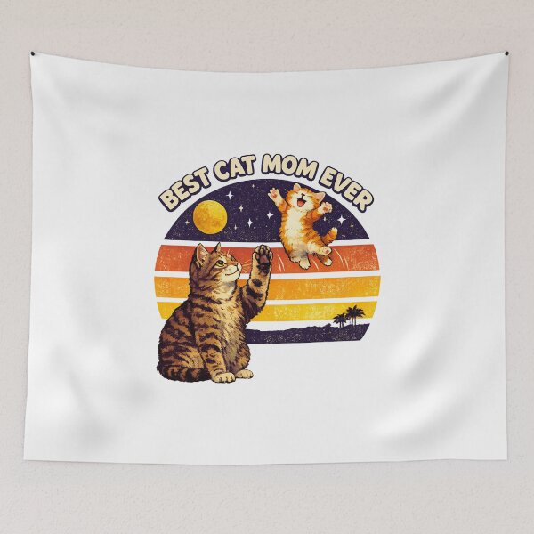 Item preview, Best Cat Mom Ever designed and sold by LuveraxArt.