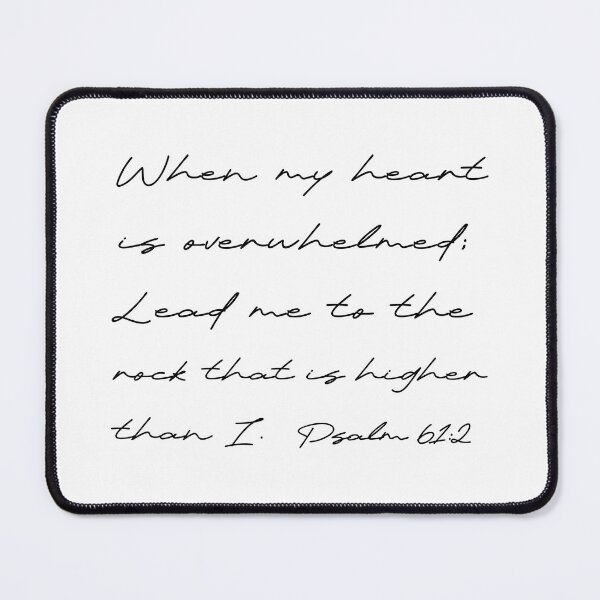 Item preview, Psalm 61:2 Scripture, Bible Verse, Scripture Wall Art designed and sold by corbrand.