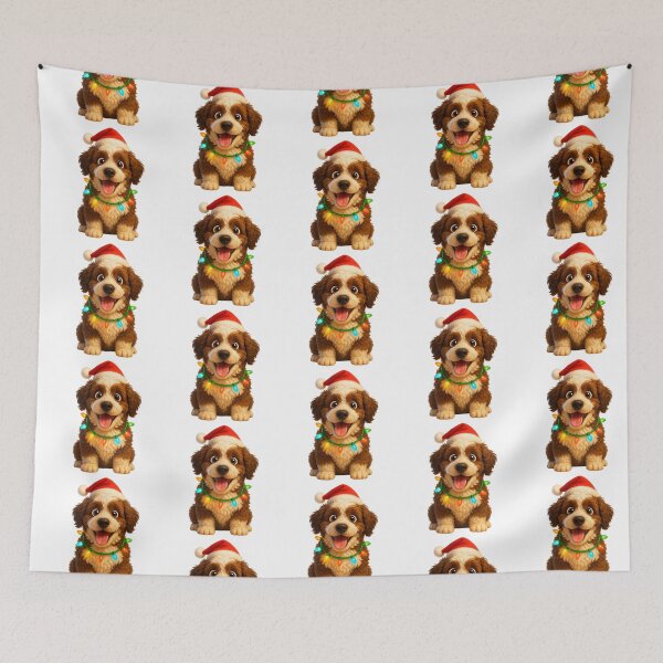 Item preview, Christmas Saint Berdoodle Dog designed and sold by Sillytoe.
