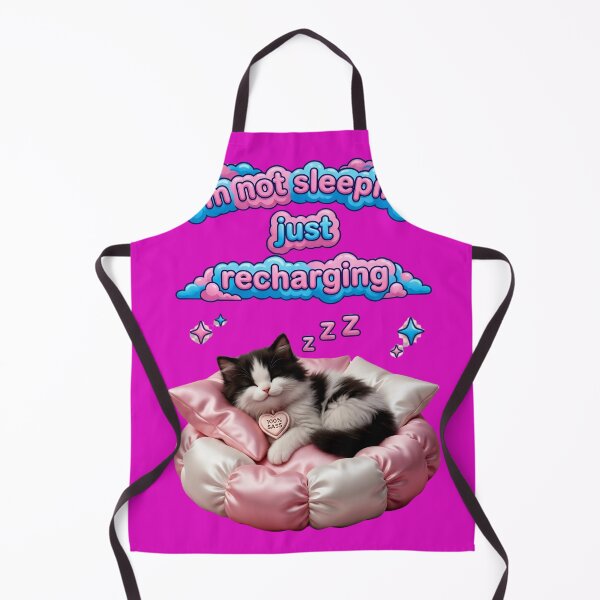 Item preview, Sleepy Kitten Recharge Mode Kawaii Cat Aesthetic  designed and sold by digitalbob60.