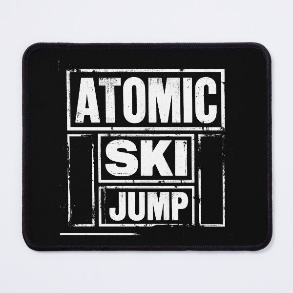 Item preview, Atomic Ski Jump Retro Typography Sports Art designed and sold by sky11PP.