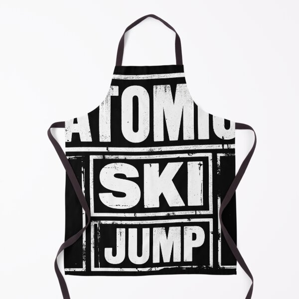 Item preview, Atomic Ski Jump Retro Typography Sports Art designed and sold by sky11PP.