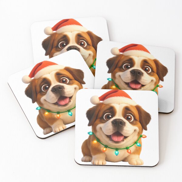 Item preview, Christmas Saint Bernard Dog designed and sold by Sillytoe.