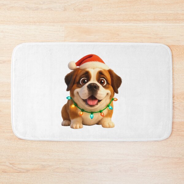 Item preview, Christmas Saint Bernard Dog designed and sold by Sillytoe.