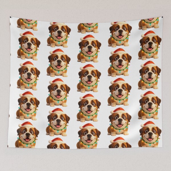 Item preview, Christmas Saint Bernard Dog designed and sold by Sillytoe.