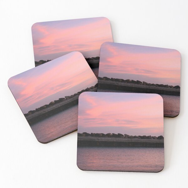 Item preview, Pink Caribbean Sunset Over Calm Sea 1 designed and sold by Anita's & Bella's Art.