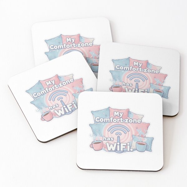 Item preview, igital Homebody - Pastel WiFi Quote designed and sold by tim tal.