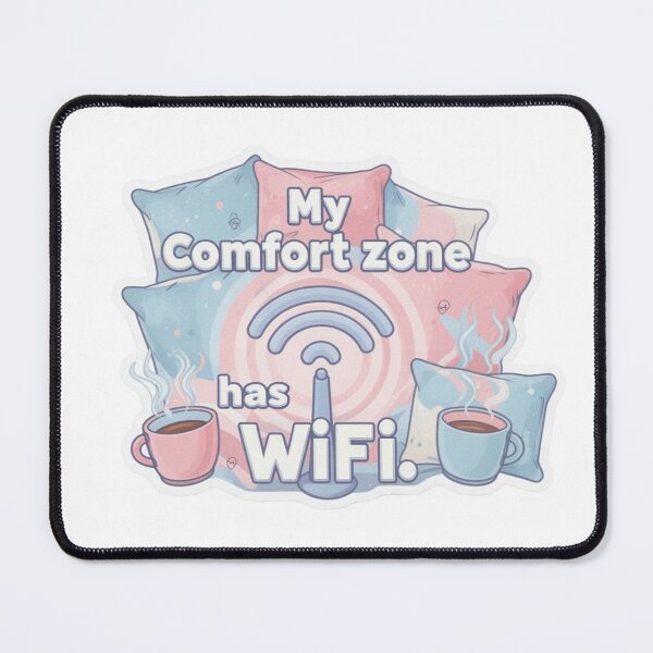 Item preview, igital Homebody - Pastel WiFi Quote designed and sold by tim tal.