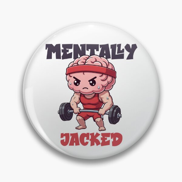 Item preview, Mentally Jacked Gym Meme designed and sold by zakvisuals.
