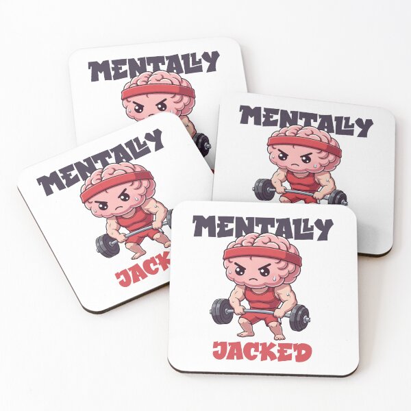 Item preview, Mentally Jacked Gym Meme designed and sold by zakvisuals.
