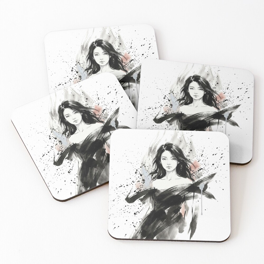 Item preview, Coasters (Set of 4) designed and sold by InkMindStudio.