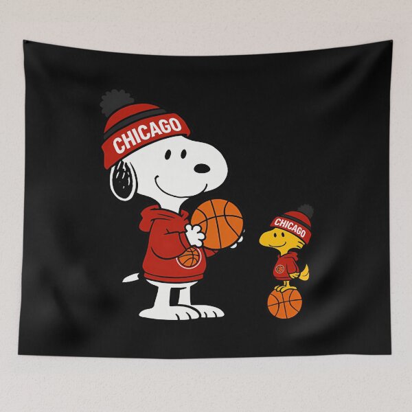 Item preview,  Chicagooopy Bullsoopy Snoopy And Woodstock Basketball designed and sold by Prudence-c.