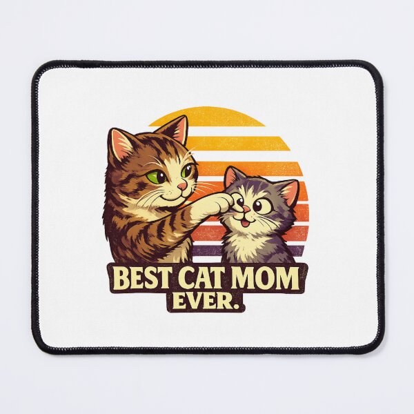 Item preview, Best Cat Mom Ever designed and sold by LuveraxArt.