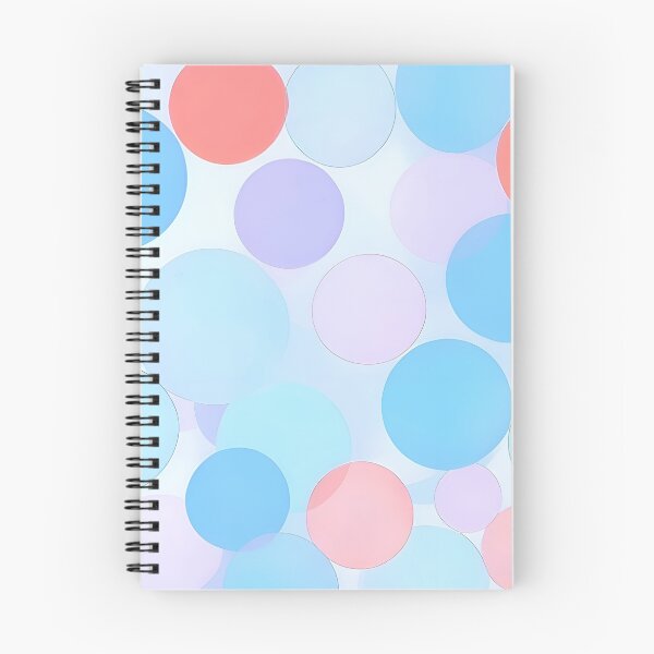Item preview, Translucent Pastel Circles Overlapping Abstract Geometric Pattern Soft Blue Pink Violet Lavender designed and sold by Good Vibes .