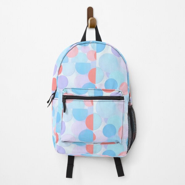 Item preview, Translucent Pastel Circles Overlapping Abstract Geometric Pattern Soft Blue Pink Violet Lavender designed and sold by Good Vibes .