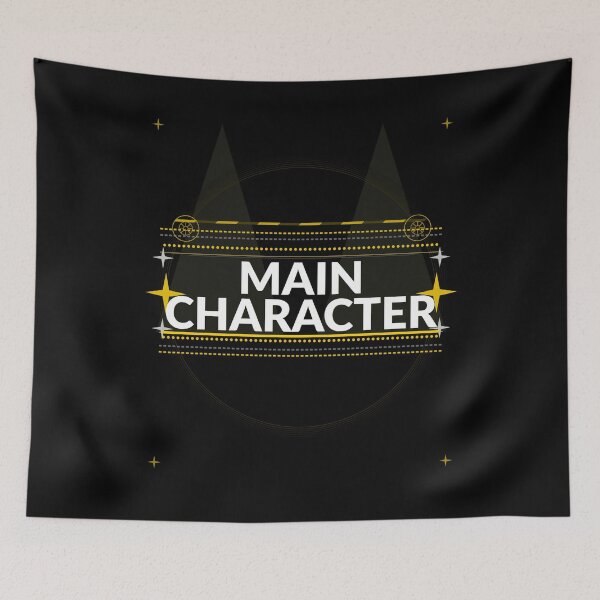 Item preview, Main Character Shirt | Funny Viral Gift for Confident People designed and sold by Daily Mood Tees.