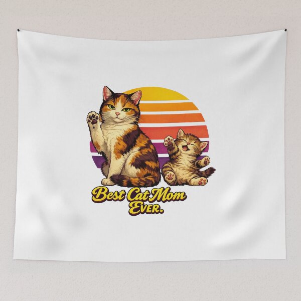 Item preview, Best Cat Mom Ever designed and sold by LuveraxArt.