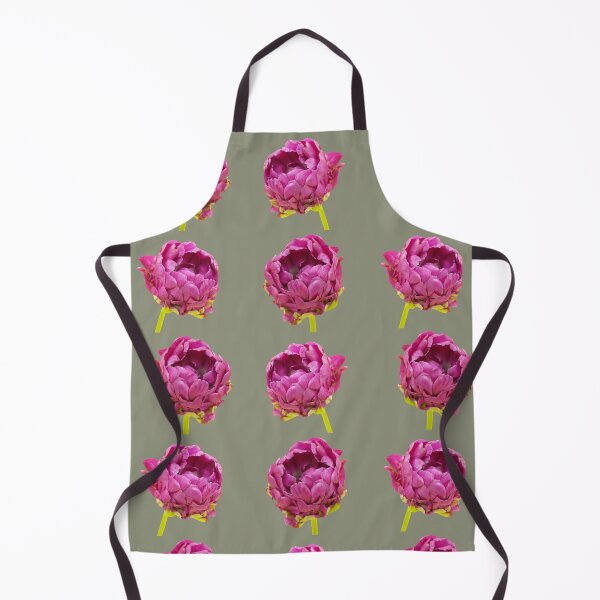 Item preview, Minimalist Dark Purple Tulips Floral Bouquet Composition designed and sold by JurateArt-DK.
