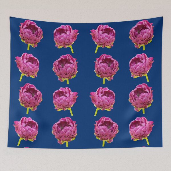 Item preview,  Minimalist Dark Purple Tulips Floral Bouquet Composition designed and sold by JurateArt-DK.