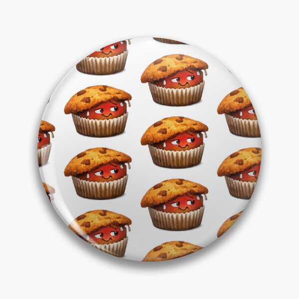 Item preview, Embarrassed Muffin Cartoon Character with Sliding Muffin Top designed and sold by jgvisualarts.