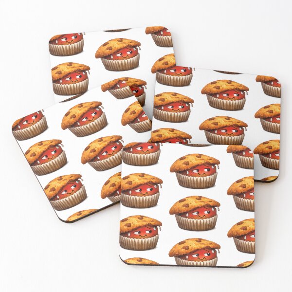 Item preview, Embarrassed Muffin Cartoon Character with Sliding Muffin Top designed and sold by jgvisualarts.