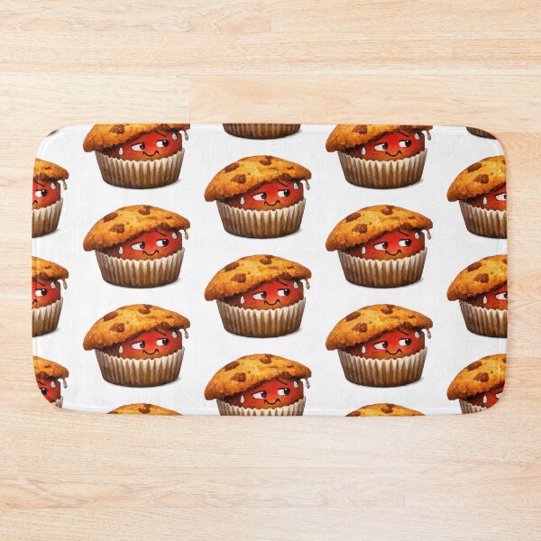 Item preview, Embarrassed Muffin Cartoon Character with Sliding Muffin Top designed and sold by jgvisualarts.