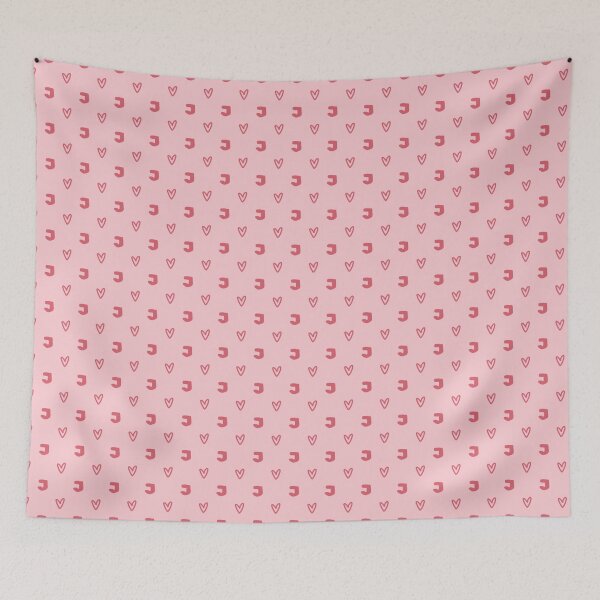 Item preview, Letter J Monogram Pink Heart Pattern | Cute Initial J Pink Heart Aesthetic | Red and Pink Letter J Heart Design | Monogram J Heart Pattern Art | Girly Coquette Letter J Initial Hearts designed and sold by VivaFy.