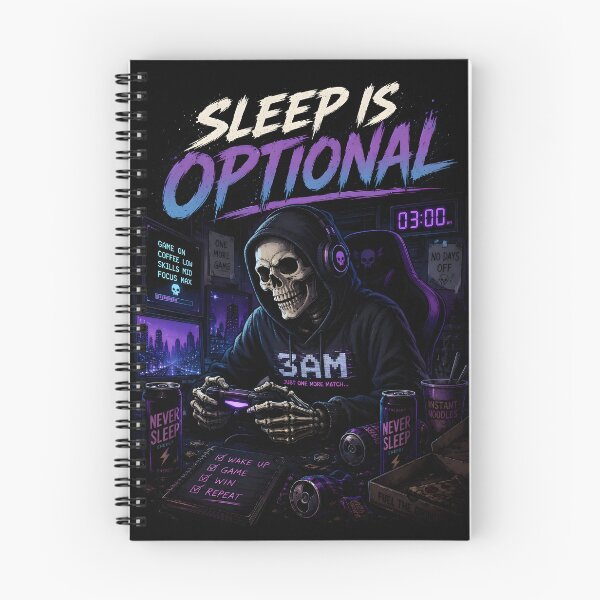 Item preview, Skeleton Gamer Neon Cyberpunk designed and sold by Kordea2026.