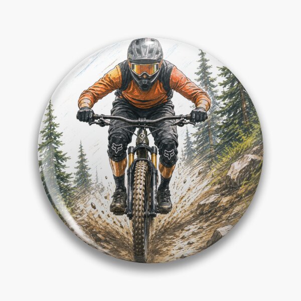 Item preview, Mountain bike rider designed and sold by PrestonSquires.