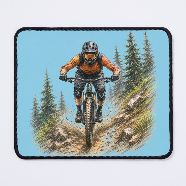 Item preview, Mountain bike rider designed and sold by PrestonSquires.