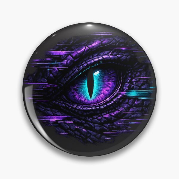 Item preview, GLITCHED REPTILIAN EYE — Cyber Mutation Signal designed and sold by ShadowSignal.