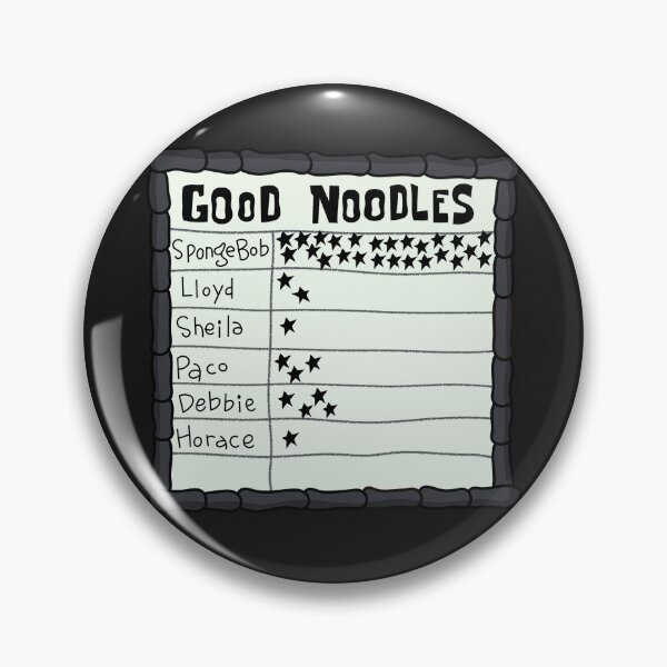 Item preview, Doodle SpongeBob GOOD NOODLES  designed and sold by DibujandoPorfa.