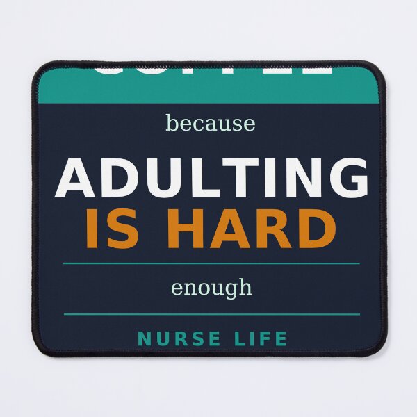 Item preview, coffee adulting designed and sold by MileMarkerSt.