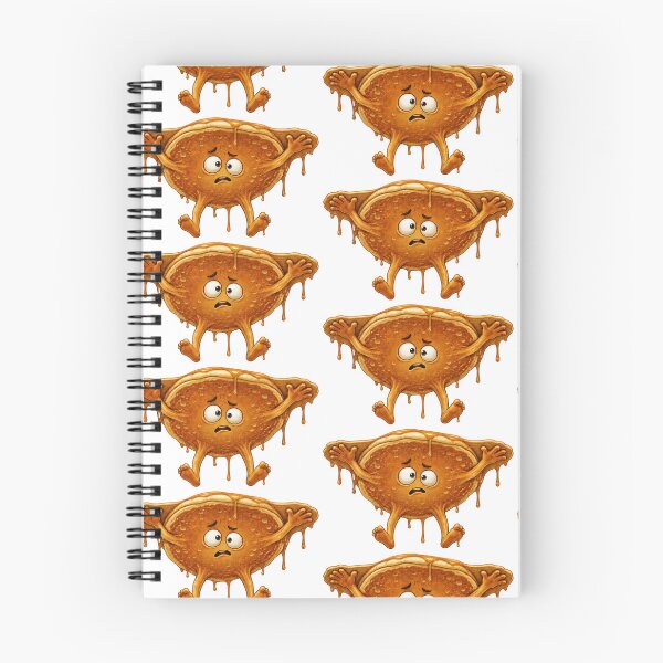 Item preview, Confused Pancake Cartoon Character Stuck and Dripping Syrup designed and sold by jgvisualarts.