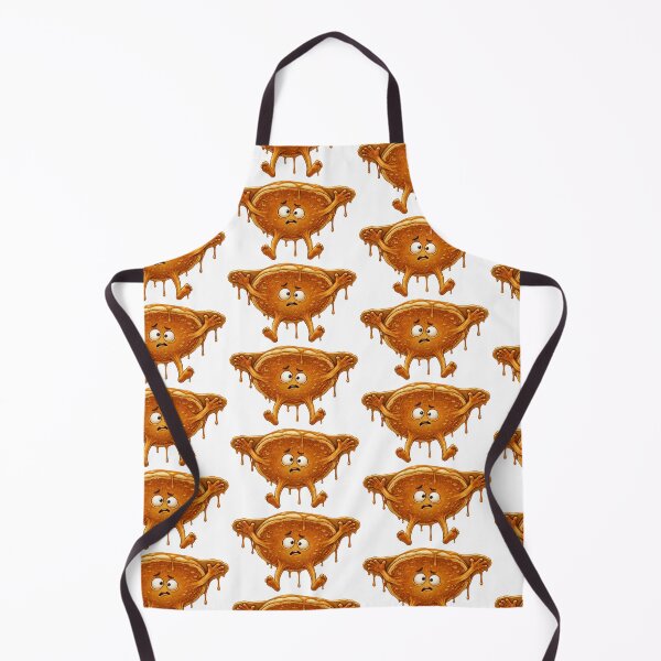 Item preview, Confused Pancake Cartoon Character Stuck and Dripping Syrup designed and sold by jgvisualarts.