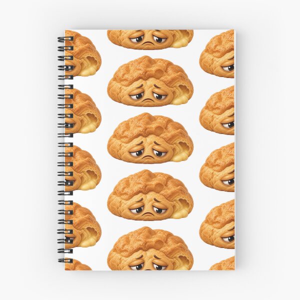 Item preview, Sad Deflated Cream Puff Cartoon Character Illustration designed and sold by jgvisualarts.