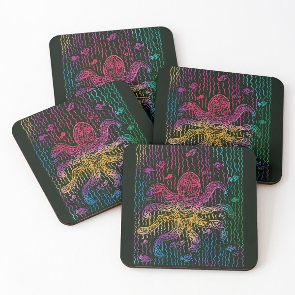Item preview, Colorful Octopus and Fish under the Sea designed and sold by Bellewood222.