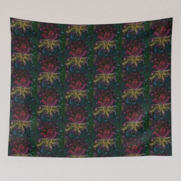 Item preview, Colorful Octopus and Fish under the Sea designed and sold by Bellewood222.