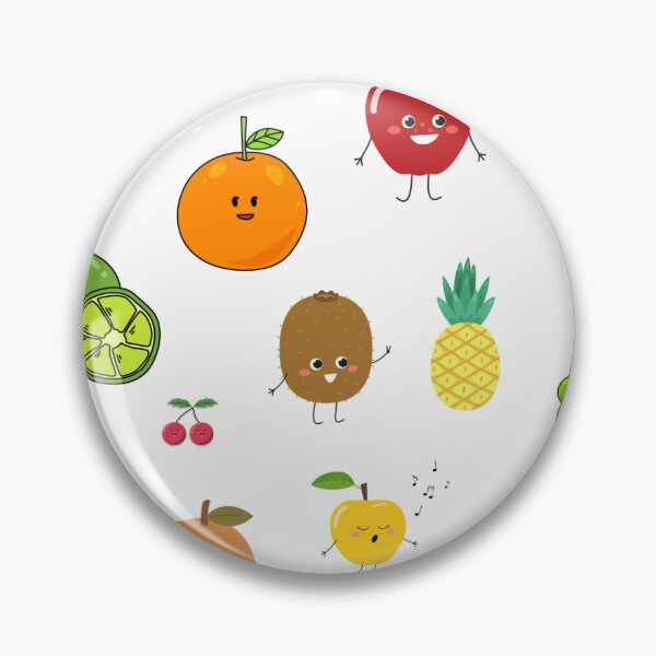 Item preview, Cute Kawaii Fruit Sticker Pack designed and sold by Alaa_marketing_2022.