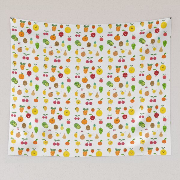 Item preview, Cute Kawaii Fruit Sticker Pack designed and sold by Alaa_marketing_2022.