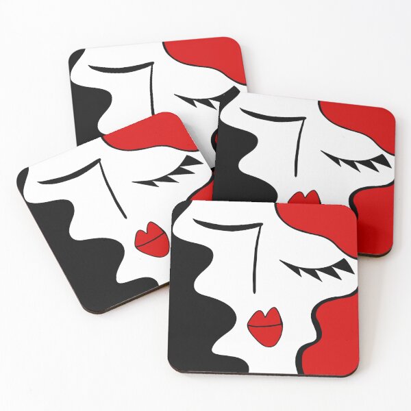 Item preview, Red and black abstract designed and sold by Kasia1987t.